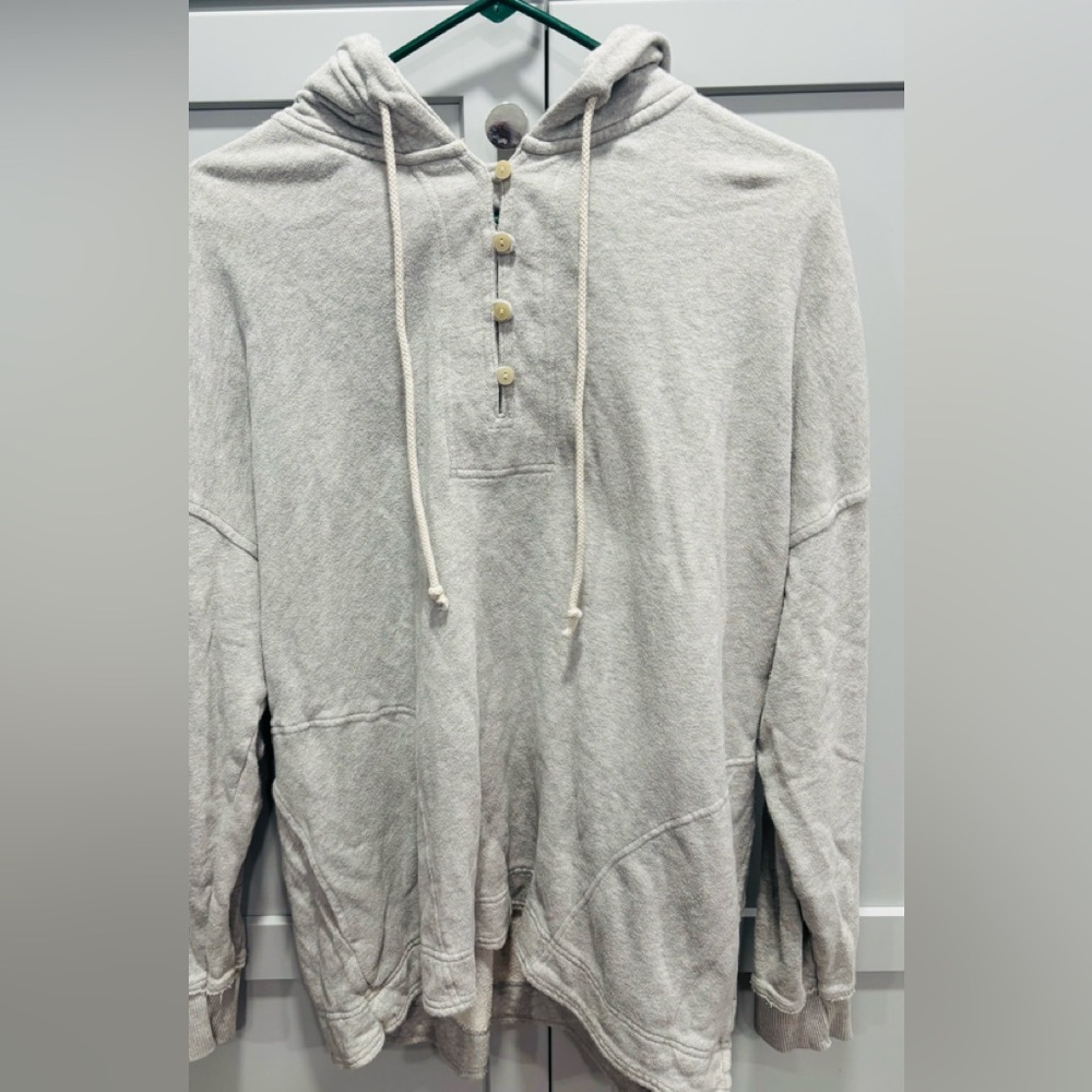 Aerie Light Gray Women’s  Hoodie Very Oversized S